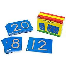 Didax Educational Resources Sandpaper numerals 0-20 Cards