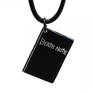 Men Women Anime Notebook Pendant Necklace Alloy Charm Jewelry Boys Girls Cosplay - Picture 1 of 11