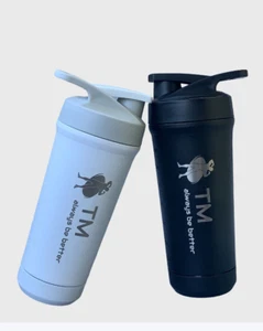 TM Edelstahl Shaker Protein Shaker für Training und Freizeit - Bild 1 von 5
