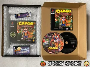 Crash Bandicoot PS1 Big Box - UK PAL GC with Demo - High Quality Packing - Picture 1 of 17