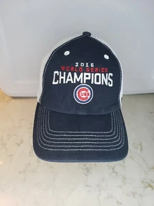 Chicago Cubs Hat Cap Adjustable 2016 World Series Champions Fourty Seven 47 - Picture 1 of 5