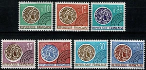 FRANCE 1964/69 Type MONNAIE GAULOISE PREO YT n°123 à 129 Neufs ★★ luxe / MNH (Q) - Photo 1/1