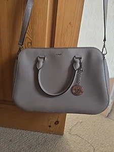 Bolso de hombro gris DKNY con cartera a juego EXCELENTE ESTADO - Imagen 1 de 15