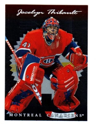 1996-97 Donruss Elite #6 Jocelyn Thibault MONTREAL CANADIENS - Image 1 of 2