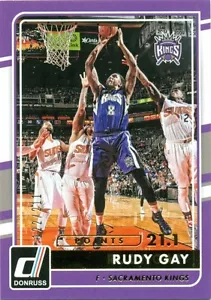 2015-16 DONRUSS POINTS GOLD PARALLEL #192 RUDY GAY 122/211 - Picture 1 of 1