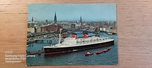 Postkarte Passagierschiff Hanseatic HAL 28.09.1961 gel_102 - Bild 1 von 7
