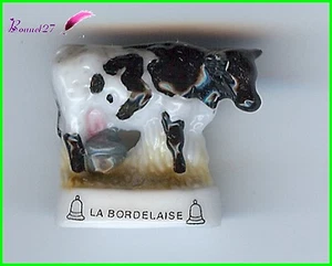 Feve de collection Les VACHE Edition Atlas "La Bordelaise" Cow #A43 - Picture 1 of 1