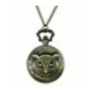 Owl Pocket Watch Necklace 