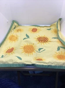 Tag - Floral Print - Set Of 4 Dining Place Mats - 100% Cotton - Sunflower - Picture 1 of 5