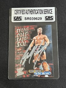 BILLY GUNN 2001 FLEER WWF WRESTLEMANIA SIGNED AUTOGRAPHED CARD CAS AUTHENTIC