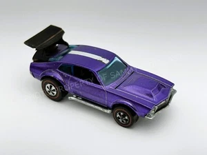 Hot Wheels Redline MIGHTY MAVERICK Tough Purple HK Black Interior Very Nice !!! - Picture 1 of 6