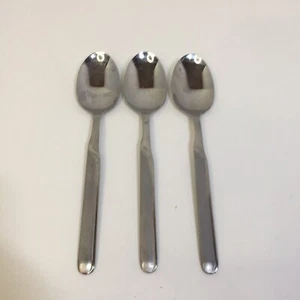 Cucharas de sopa ovaladas de 3 lugares Paige Cambridge cubiertos mango esmerilado 7,5" - Imagen 1 de 6