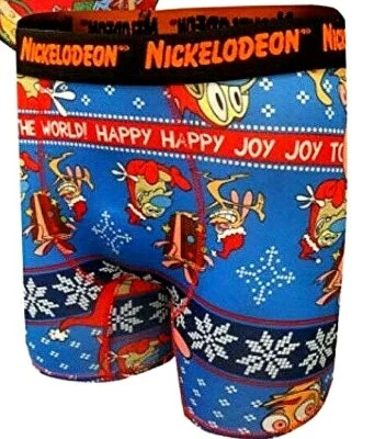 Nickelodeon ~ Ren & Stimpy ~ Calzoncillos boxer de vacaciones ropa interior para hombre Foto 1 de 3
