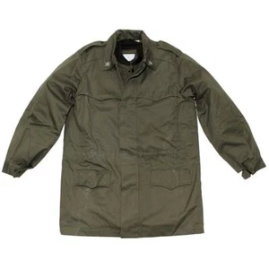 Genuine Italian Army Surplus Olive Green Field Parka Unlined - Picture 1 of 1