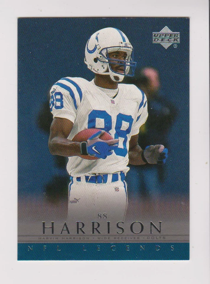 2000 Upper Deck NFL Legends #29 Marvin Harrison card, Indianapolis Colts HOF - Image 1 of 1