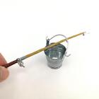 Miniature Dollhouse Fishing Tool Water Bucket Toy Early Educational Toys Decor