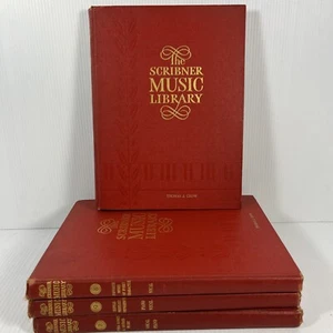Scribner Music Library Lot 4 Piano Vocal Vintage Sheet Music Collection 1950 Red - Picture 1 of 13