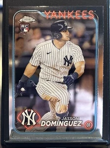 2024 Topps Chrome Jasson Dominguez RC Rookie Yankees #89 - Picture 1 of 2