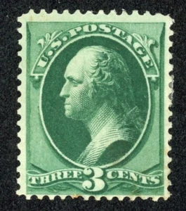US 158 MH 1873 3c green - Picture 1 of 2