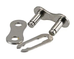 Master Link Bike Chain Link Connector 1 Speed Spring Clip Fixie BMX Silver Gold - Picture 1 of 14