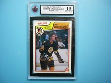 1983/84 O-PEE-CHEE NHL CARD #52 MIKE KRUSHELNYSKI ROOKIE RC KSA 10 GEM MINT OPC