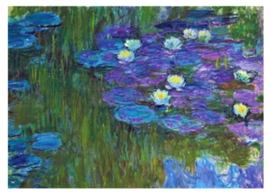 CLAUDE MONET - LILIES 5"X7" PHOTOGRAPH - Picture 1 of 1