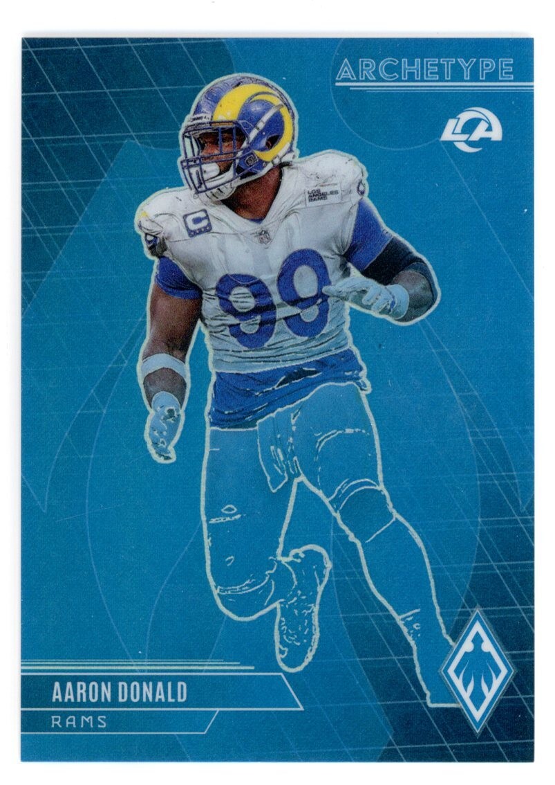 2022 Panini Phoenix Archetype Case Hit SP Aaron Donald Los Angeles Rams