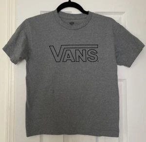 VANS KIDS TSHIRT COLOR GRAY SIZE S PRE-OWNED Has Two Spots Behind - Picture 1 of 4