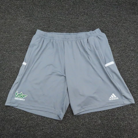 South Florida Bulls Adidas Shorts Adult 2XL Gray Climacool Football Mens Cover