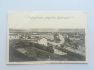 CPA 17, ILE D'OLERON, SAINT TROJAN LES BAINS, ENTREE DU PAYS, LA GARE ET SES ENV - Imagen 1 de 2