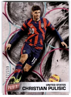 2022 Panini Father's Day SP Christian Pulisic Rookie 127/199 UNited States #54 - Image 1 of 2