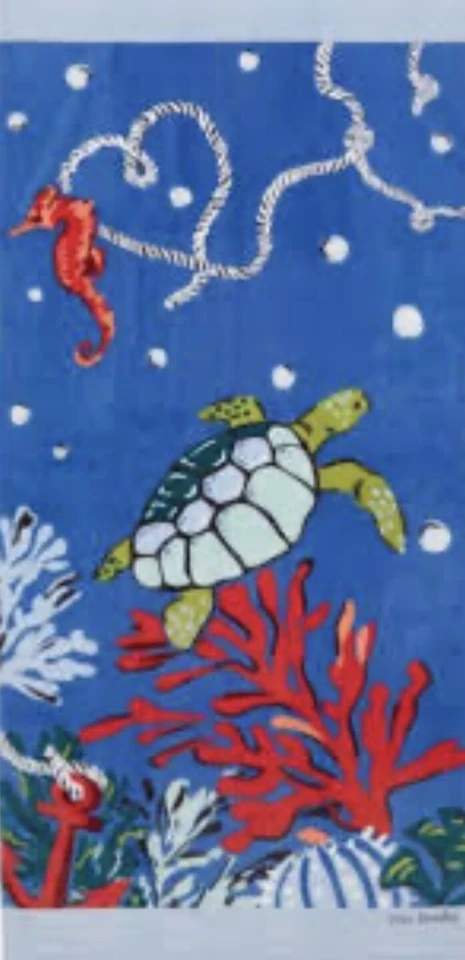 Vera Bradley Beach Towel Seascape Sea Turtle