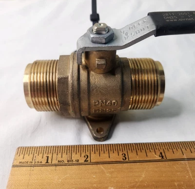 AIRNET 1" Ball Valve No Compression Fittings NEW - Image 1 of 4
