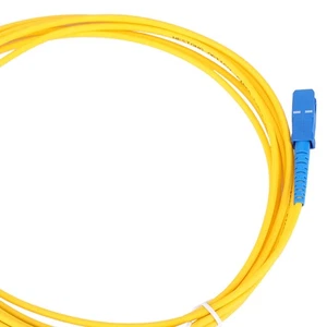 Single Mode Jumper PVC Sc -Sc UPC Netrorking Cables 10 Meters Length New - Afbeelding 1 van 8