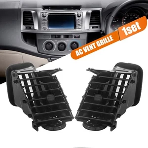 REJILLA CENTRAL DE VENTILACIÓN DE AIRE ACONDICIONADO DERECHA+IZQUIERDA negra para Toyota Hilux Vigo 05-14 Fortuner SUV - Imagen 1 de 9