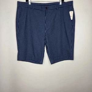 Pantalones Cortos Brooks Brothers Para Hombre 40 Azul Cuadros Bermudas 10" Algodón Golf Nuevos - Imagen 1 de 7