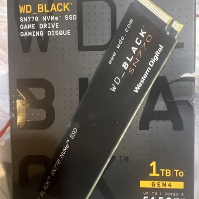 Western Digital SN770 1 TB, SSD interno - WDBBDL0010BNC - WRWM Foto 1 de 4