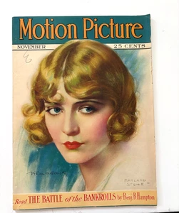 Nov. 1927 Magazine "Motion Picture" "Vilma Banky" by "Marland Stone" On Cover * - Picture 1 of 21
