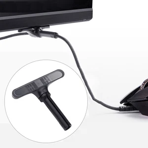 Desktop Wire Cable Organizer Mouse Cable Clamp Mouse Bungee Cable Holder Clip - Photo 1/6