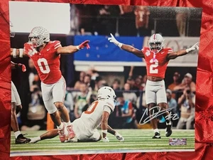 CALEB DOWNS #2 HANDSIGNIERT 8X10 HANDSIGNIERT OHIO STATE BUCKEYES FOOTBALL COA 1 - Bild 1 von 4