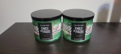 🌟2 EMILY IN PARIS Bath & Body Works 3-wick Scented Candle MACARON CLOUD🌟 - Image 1 of 2