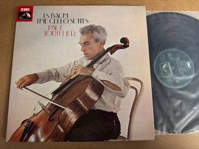 SLS 798/3 JS Bach The Cello Suites Paul Tortelier 3 LP Box Set - Image 1 of 3