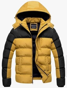 CREATMO US Men's Puffer Jacket Waterproof Winter Parka jacket Damaged Size L - Picture 1 of 9