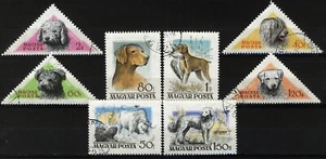 Hungría 1956, Juego de razas de perros húngaros usado, Mi 1460-67 - Imagen 1 de 1