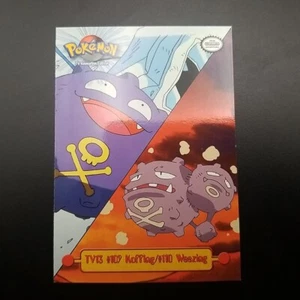 #109 KOFFING #110 WEEZING TV13 - NON-HOLO - TOPPS TV PUZZLE Pokemon CARD - NM/LP - Picture 1 of 2
