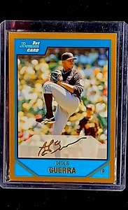 2007 Bowman Draft Gold #BDP72 Delois Guerra RC Rookie New York Mets Card - Picture 1 of 10