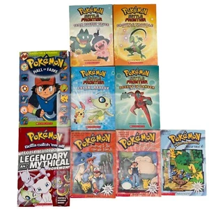 Bundle Lot Pokemon Scholastic Tracey West Paperback Stickers Poster Guide - Picture 1 of 15