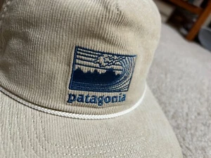 Patagonia "Framed Fitz Roy" Corduroy Hat - 2016 - Ocean Wave, rare - Picture 1 of 17