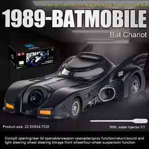 1:24 1989 Batmobile auto pressofusa con personaggio Batman, giocattoli per bambini e adulti, - Foto 1 di 13