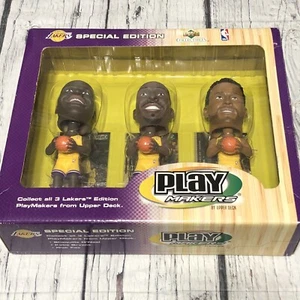 Los Angles Lakers bobblehead Kobe,Shaq,Fox play makers by Upper Deck Rare - Picture 1 of 8
